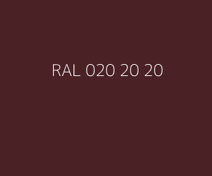 Kleur RAL 020 20 20 