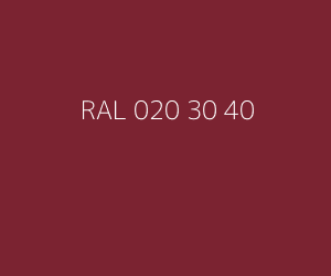 Kleur RAL 020 30 40 