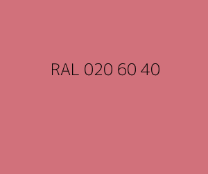 Kleur RAL 020 60 40 