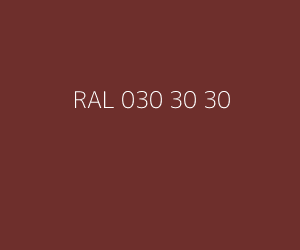 Kleur RAL 030 30 30 