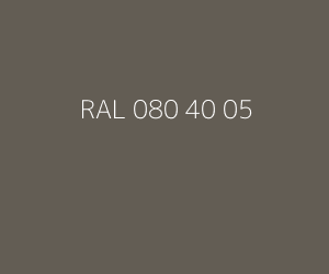 Kleur RAL 080 40 05 