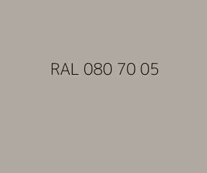 Kleur RAL 080 70 05 