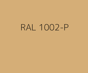 Kleur RAL 1002-P ZANDGEEL