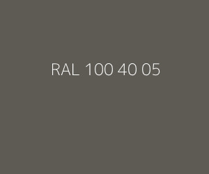 Kleur RAL 100 40 05 
