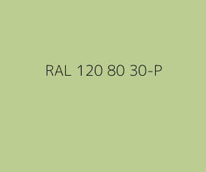 Kleur RAL 120 80 30-P 