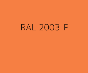 Kleur RAL 2003-P PASTELORANJE