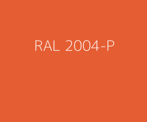 Kleur RAL 2004-P ZUIVER ORANJE