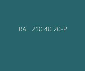 Kleur RAL 210 40 20-P 