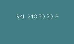 Kleur RAL 210 50 20-P