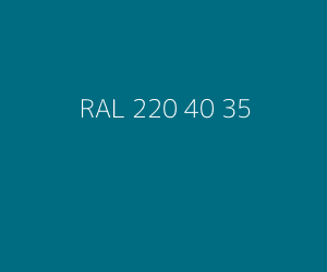 Kleur RAL 220 40 35 