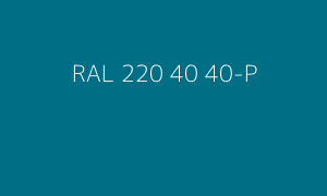 Kleur RAL 220 40 40-P