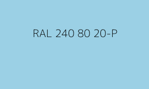 Kleur RAL 240 80 20-P