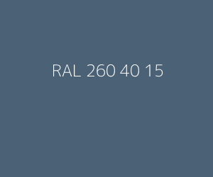Kleur RAL 260 40 15 