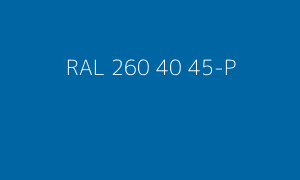Kleur RAL 260 40 45-P