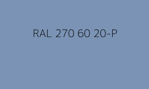 Kleur RAL 270 60 20-P