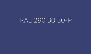 Kleur RAL 290 30 30-P