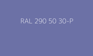 Kleur RAL 290 50 30-P