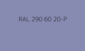 Kleur RAL 290 60 20-P