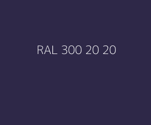 Kleur RAL 300 20 20 
