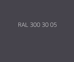 Kleur RAL 300 30 05 