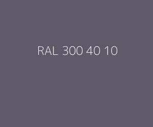 Kleur RAL 300 40 10 