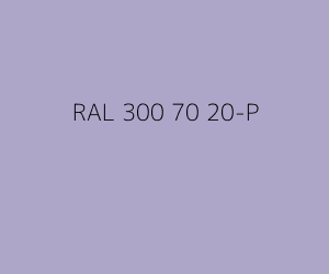 Kleur RAL 300 70 20-P 