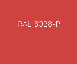Kleur RAL 3028-P ZUIVER ROOD