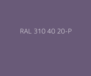 Kleur RAL 310 40 20-P 