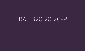 Kleur RAL 320 20 20-P