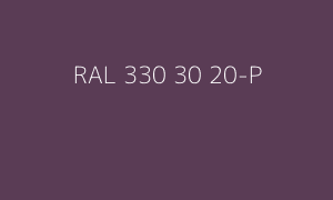 Kleur RAL 330 30 20-P