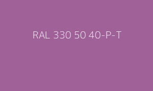 Kleur RAL 330 50 40-P-T