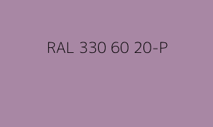 Kleur RAL 330 60 20-P