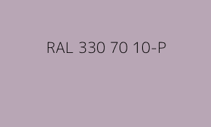 Kleur RAL 330 70 10-P