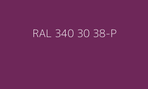 Kleur RAL 340 30 38-P