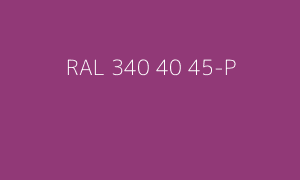 Kleur RAL 340 40 45-P