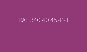 Kleur RAL 340 40 45-P-T