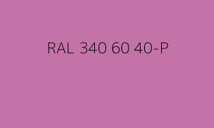 Kleur RAL 340 60 40-P