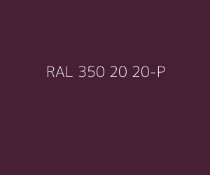 Kleur RAL 350 20 20-P 