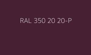 Kleur RAL 350 20 20-P