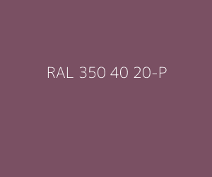 Kleur RAL 350 40 20-P 