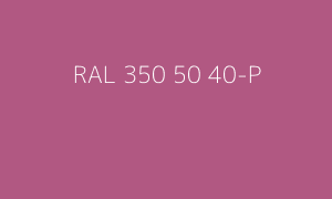Kleur RAL 350 50 40-P