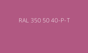 Kleur RAL 350 50 40-P-T