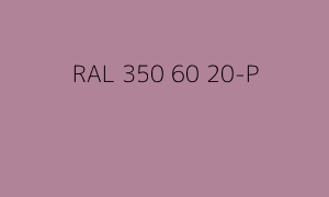 Kleur RAL 350 60 20-P