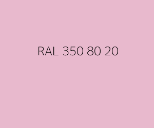 Kleur RAL 350 80 20 