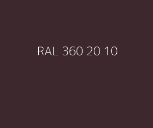 Kleur RAL 360 20 10 