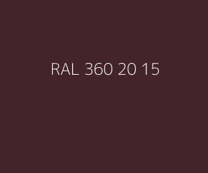 Kleur RAL 360 20 15 