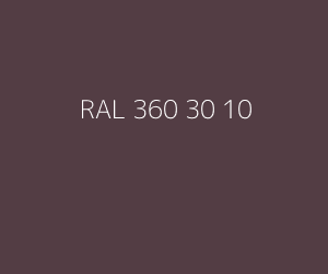 Kleur RAL 360 30 10 