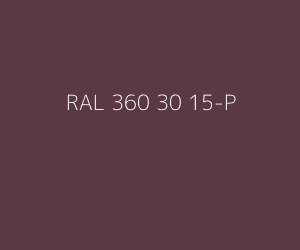 Kleur RAL 360 30 15-P 