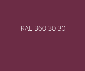 Kleur RAL 360 30 30 