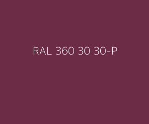 Kleur RAL 360 30 30-P 